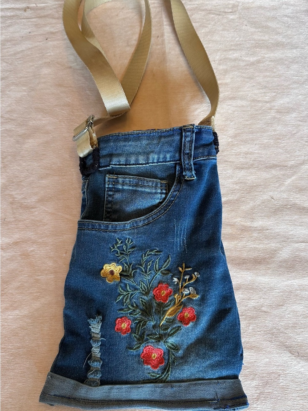 Denim Blue Casual Handbag